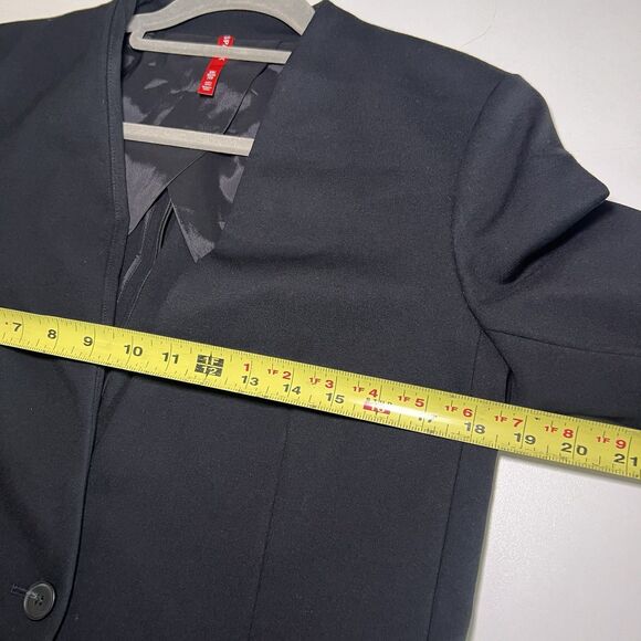 Spanx The Perfect Blazer Jacket Women’s XS Black Collarless Oversized Office - Picture 4 of 6